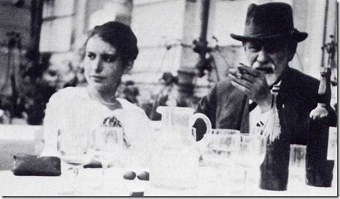 Sigmund and Anna Freud, 1920