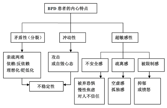 BDP患者的内心世界模型