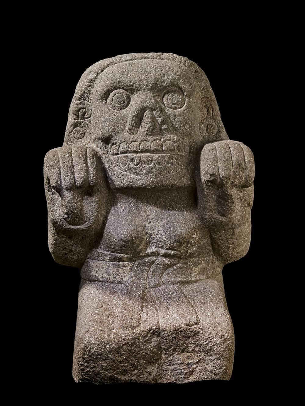 阿兹特克产妇亡灵西瓦特特�W石雕，墨西哥